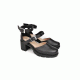 CLEMENCE BLACK RUBBER HEELS DEBOUR