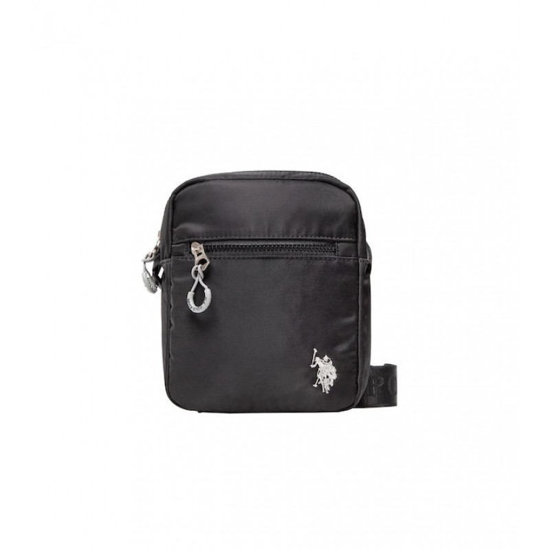 BIUB55676MIA000 BIGFORK SMALL CROSSBODY NYLON BLACK U.S POLO ASSN 