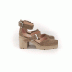 CLEMENCE SAND SUEDE RUBBER HEELS DEBOUR