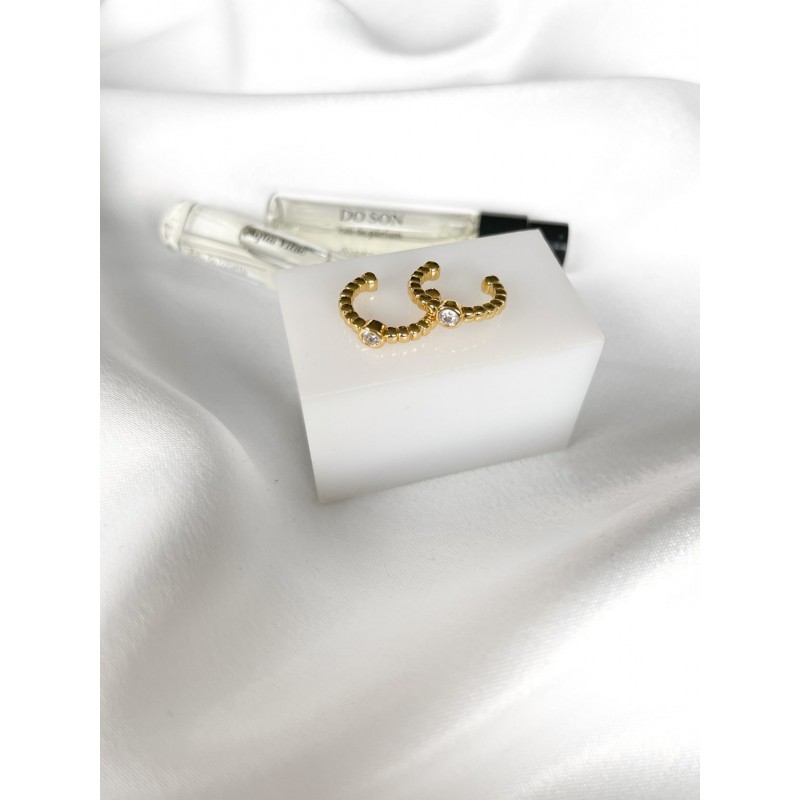 NAOMI GOLD EAR CUFFS ALMYNOMA JEWELS