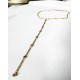 GOLD TIE CHAIN ALMYNOMA JEWELS