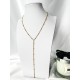 GOLD TIE CHAIN ALMYNOMA JEWELS