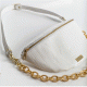 LILLY BELTBAG WHITE ECO CROCO LEATHER CLIC JEWELS