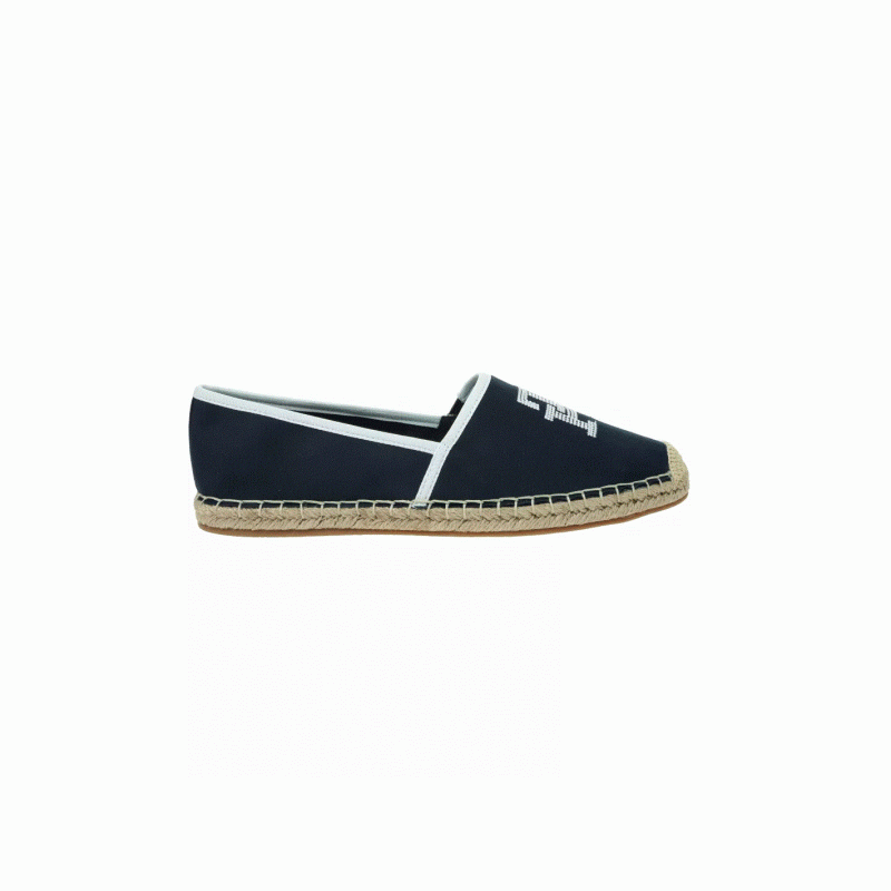 FW0FW07101 NAVY TH EMBROIDERED ESPADRILLE TOMMY HILFIGER