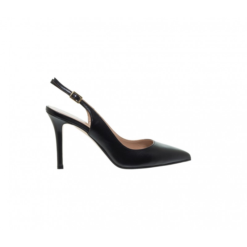 85/85333 BLACK SLINGBACK ΓΟΒΕΣ MOURTZI