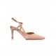 E02-17043 NUDE SATIN ENVIE SHOES 