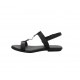 FW0FW07068 BLACK TH FLAT SANDAL TOMMY HILFIGER