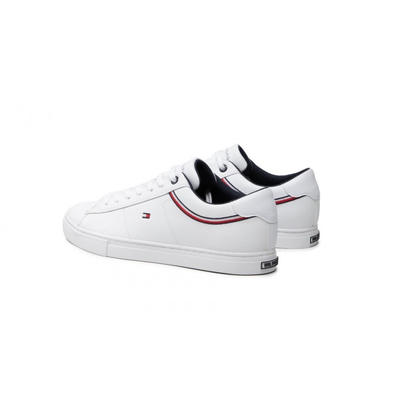 FM0FM03887 ESSENTIAL LEATHER SNEAKER DETAIL TOMMY HILFIGER 