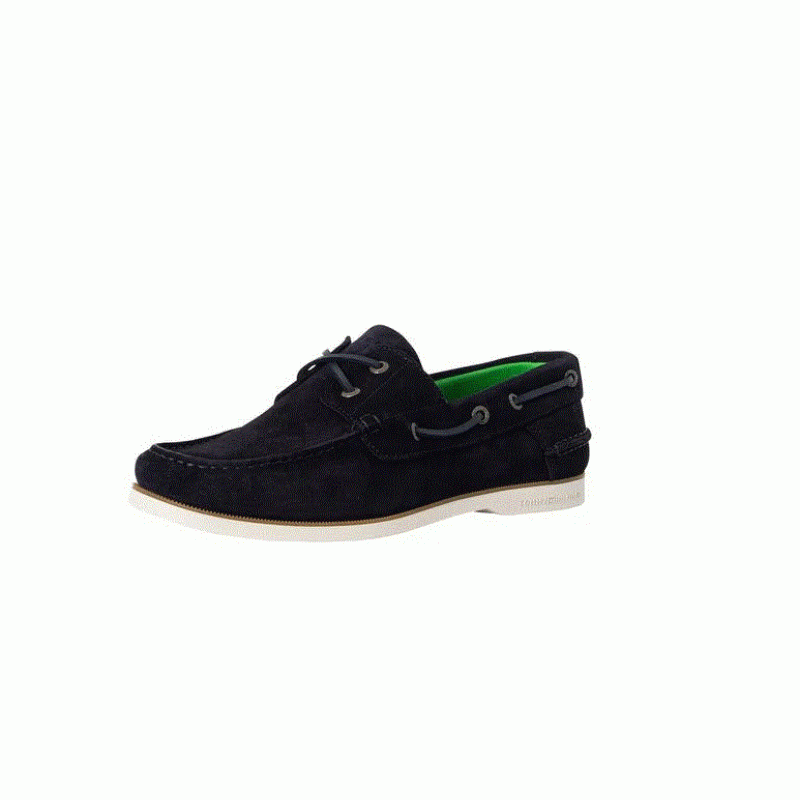 FM0FM04505 NAVY TH BOAT SHOE CORE SUEDE TOMMY HILFIGER