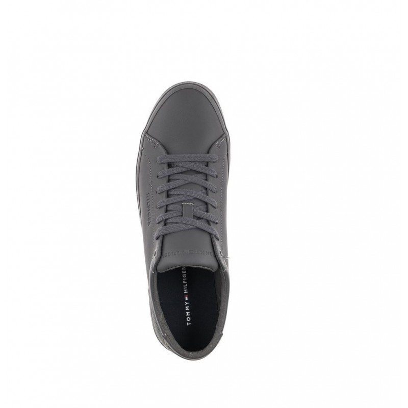 FM0FM04036 DARK ASH MODERN VULC COMPORATE LEATHER TOMMY HILFIGER