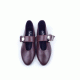 FLORENCE BROWN LEATHER BALLERINAS DEBOUR
