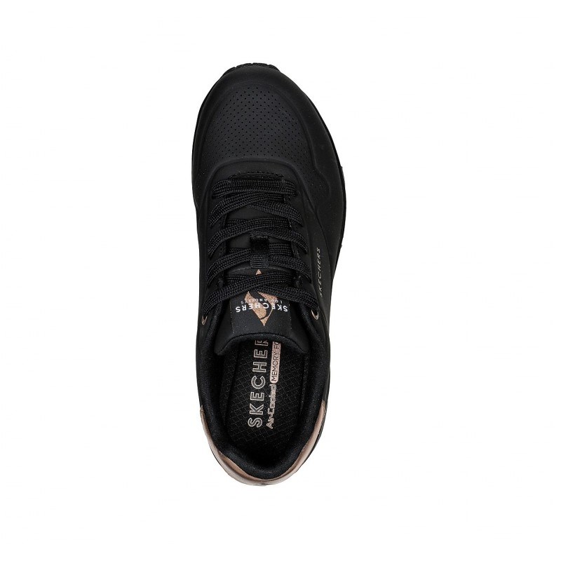 177094 BLACK Uno - Golden Air SKECHERS
