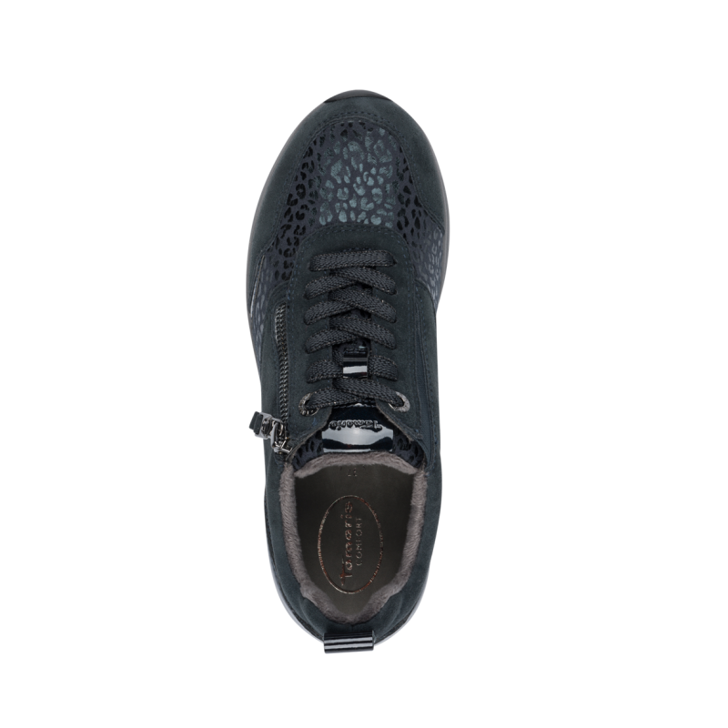 8-83714 NAVY SUEDE TAMARIS COMFORT