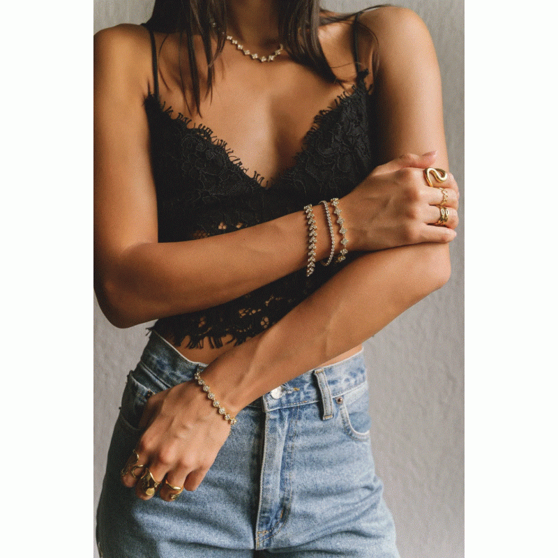 Fleur Gold Bracelet Almynoma 