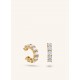 Eclipse Crystal Gold Ear Cuffs Almynoma 