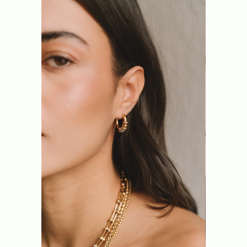 Tri Tone Hoop Almynoma 
