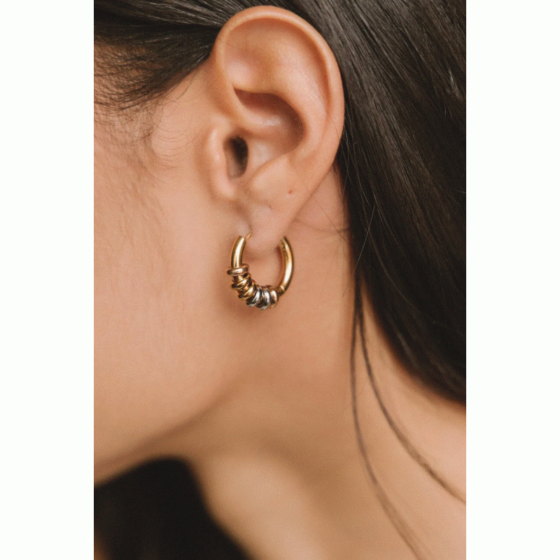 Tri Tone Hoop Almynoma 