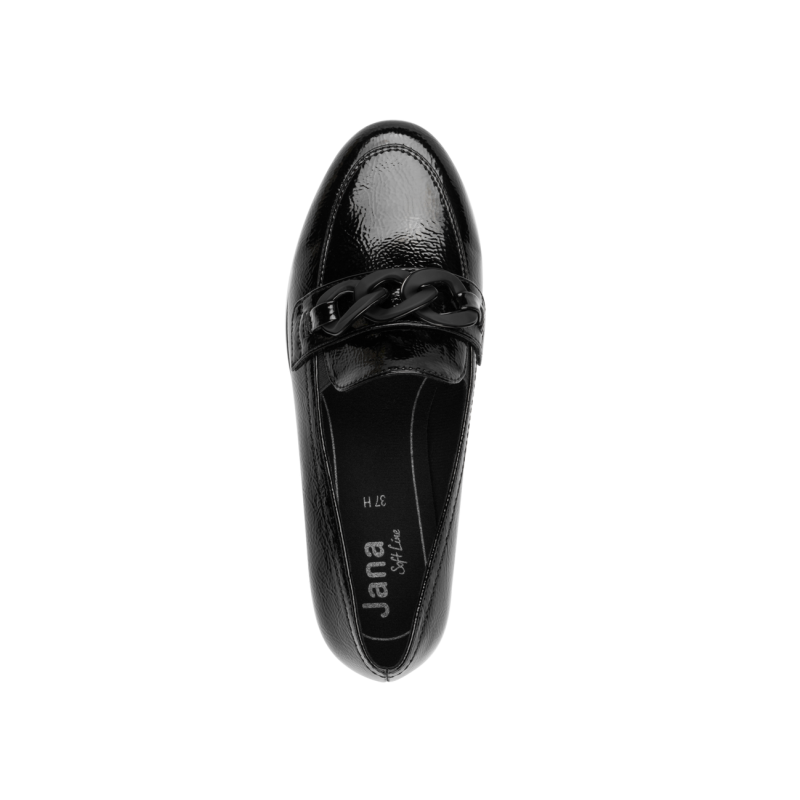 8-24260 black patent tamaris