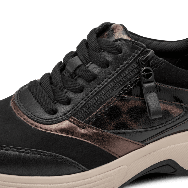 8-83705 BLACK/LEO TAMARIS COMFORT 