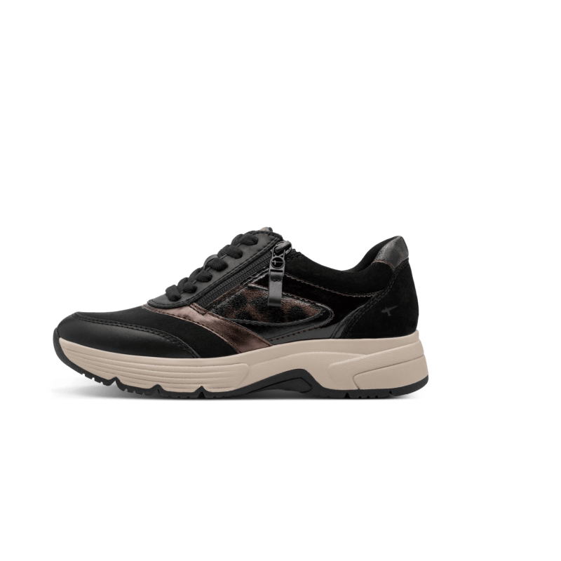 8-83705 BLACK/LEO TAMARIS COMFORT 