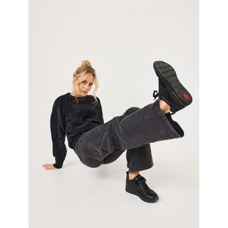 8-83714-43 BLACK NAPPA TAMARIS COMFORT 