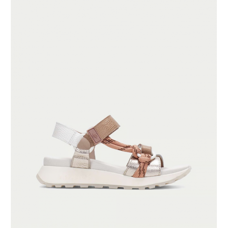 CHV264869 Sport Sandals ambar cream hazelnut coral Hispanitas