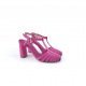 LOLA LEATHER T-STRAP HEELS DEBOUR