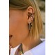 Galaxy Pink Silver Ear Cuffs almynoma jewels