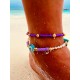 Time is Purple Anklet almynoma jewels