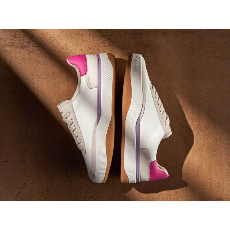 D655KA WHITE/CYCLAMEN dynamia woman GEOX