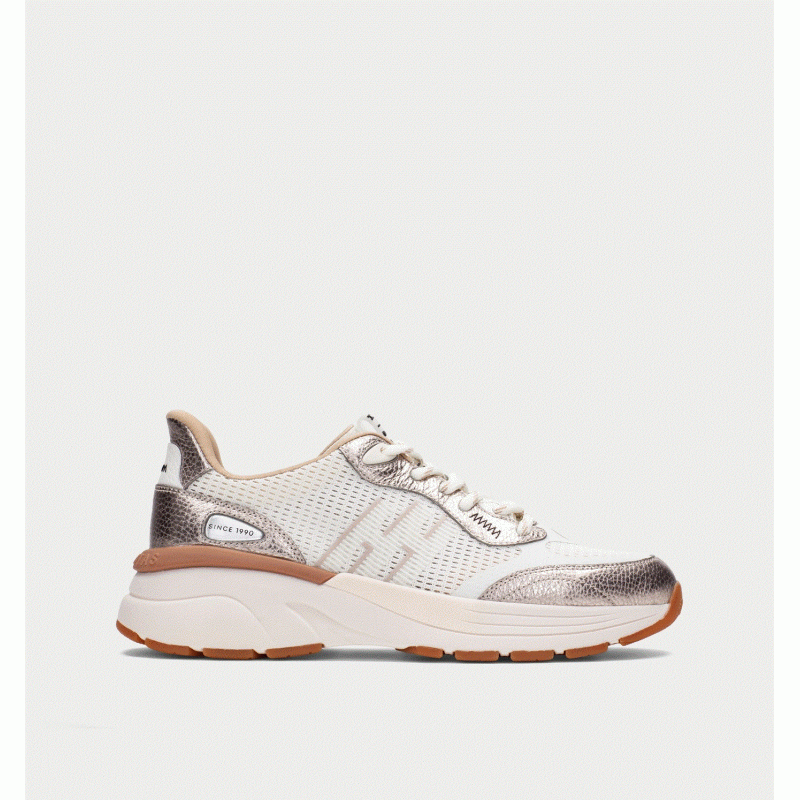 HV264501 Sneaker loto white champagne Hispanitas