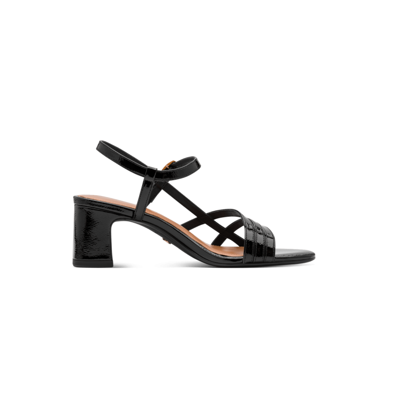 1-28350 BLACK PATENT TAMARIS