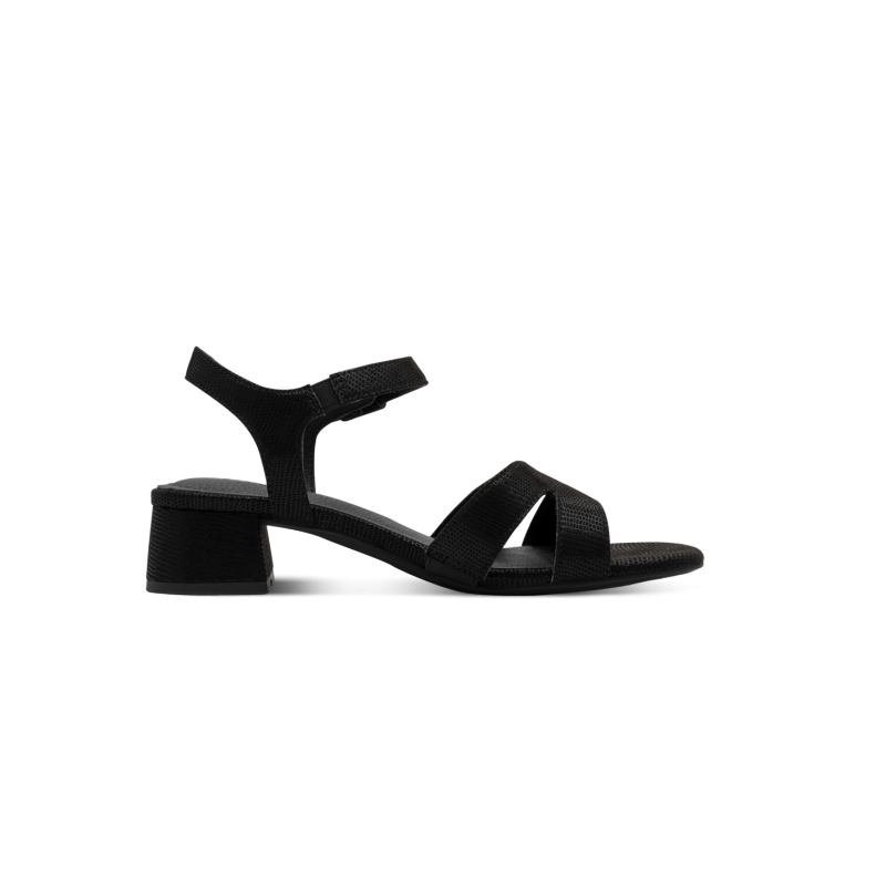 8-28382-46 BLACK METALLIC JANA SHOES