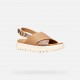 D45SZE XAND BEIGE/DK BEIGE GEOX