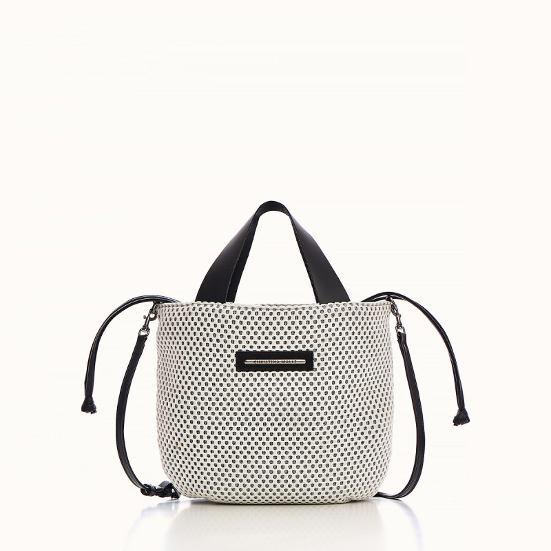 White Sport Basket Bag CHRISTINA MALLE