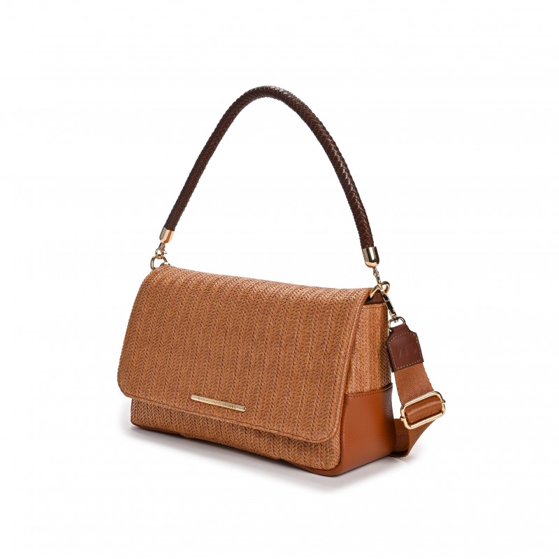 Rusty Straw City Bag Christina Malle