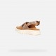 D45SZE XAND BEIGE/DK BEIGE GEOX