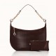 Brown Suede Hobo Bag Premium Christina Malle