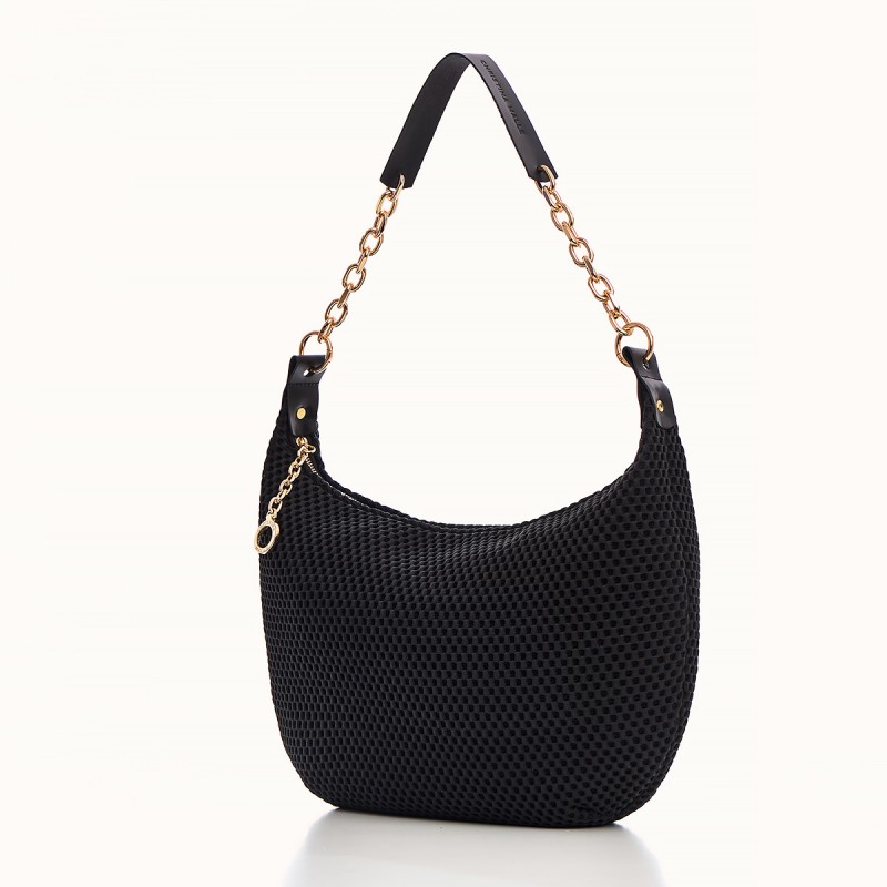 Black Sport Hobo Bag Christina Malle 