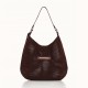 Brown Suede Slouchy Bag Premium Christina Malle 