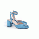 BRIGITTE BABY BLUE SUEDE HEELS DEBOUR