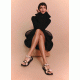CHV264807 Sport Sandals ambar black pony Hispanitas 