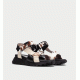CHV264807 Sport Sandals ambar black pony Hispanitas 