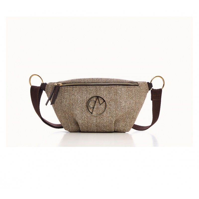  Olive Straw Street Bag Christina Malle