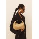 Natural Straw Halfmoon Bag Christina Malle